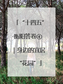 “十四五”·衡阳答卷④｜身边的宜居“花园”