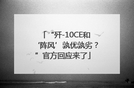“歼-10CE和‘阵风’孰优孰劣？”官方回应来了