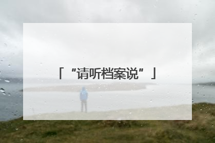 “请听档案说”