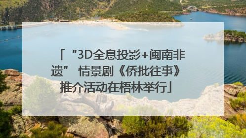 “3D全息投影+闽南非遗” 情景剧《侨批往事》推介活动在梧林举行