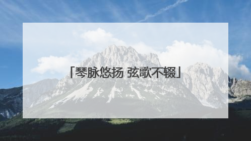 琴脉悠扬 弦歌不辍