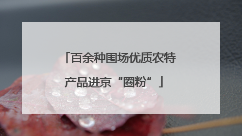 百余种围场优质农特产品进京“圈粉”