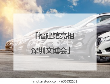 福建馆亮相深圳文博会