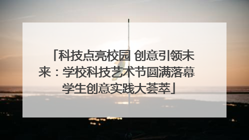 科技点亮校园 创意引领未来：学校科技艺术节圆满落幕 学生创意实践大荟萃