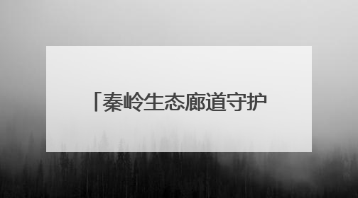 秦岭生态廊道守护生物多样“精彩” 勾勒人与自然和谐共生美好图景