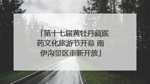 第十七届黄牡丹藏医药文化旅游节开幕 南伊沟景区重新开放