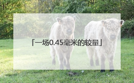 一场0.45毫米的较量