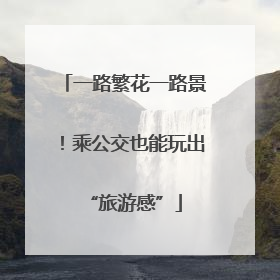 一路繁花一路景！乘公交也能玩出“旅游感”
