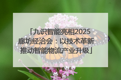 九识智能亮相2025廊坊经洽会：以技术革新推动智能物流产业升级