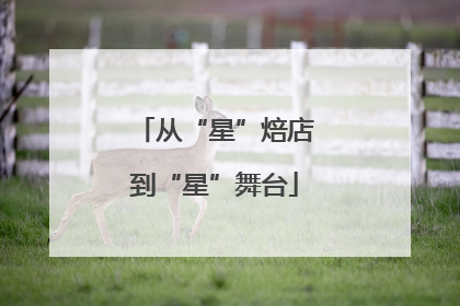 从“星”焙店到“星”舞台