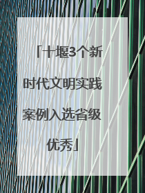 十堰3个新时代文明实践案例入选省级优秀
