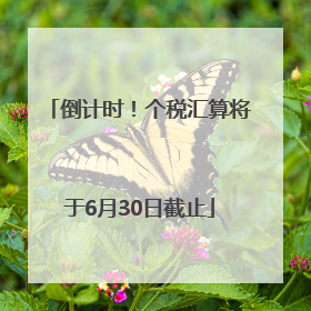 倒计时！个税汇算将于6月30日截止