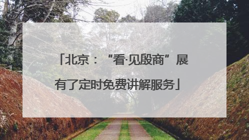 北京：“看·见殷商”展有了定时免费讲解服务