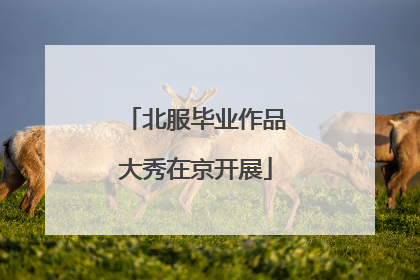 北服毕业作品大秀在京开展