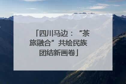 四川马边：“茶旅融合”共绘民族团结新画卷
