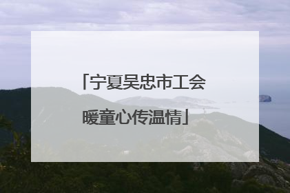 宁夏吴忠市工会暖童心传温情