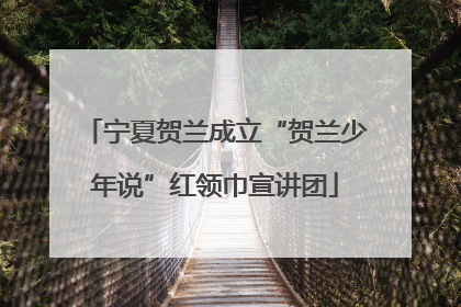 宁夏贺兰成立“贺兰少年说”红领巾宣讲团