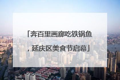 奔百里画廊吃铁锅鱼，延庆区美食节启幕