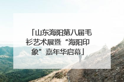 山东海阳第八届毛衫艺术展暨“海阳印象”嘉年华启幕