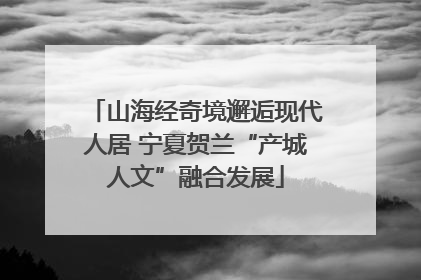 山海经奇境邂逅现代人居 宁夏贺兰“产城人文”融合发展
