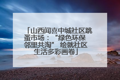 山西闻喜中城社区跳蚤市场：“绿色环保 邻里共淘” 绘就社区生活多彩画卷