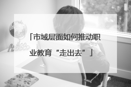 市域层面如何推动职业教育“走出去”
