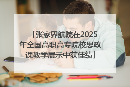张家界航院在2025年全国高职高专院校思政课教学展示中获佳绩