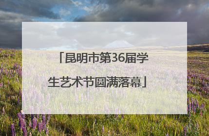 昆明市第36届学生艺术节圆满落幕