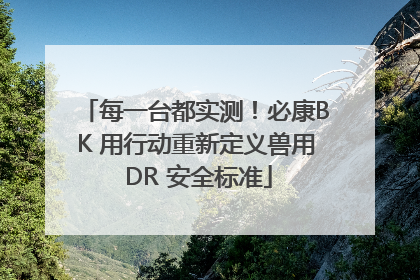 每一台都实测！必康BK 用行动重新定义兽用 DR 安全标准