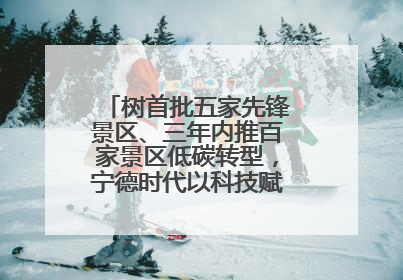 树首批五家先锋景区、三年内推百家景区低碳转型，宁德时代以科技赋能零碳文旅发展