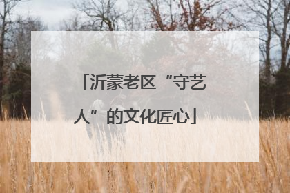 沂蒙老区“守艺人”的文化匠心