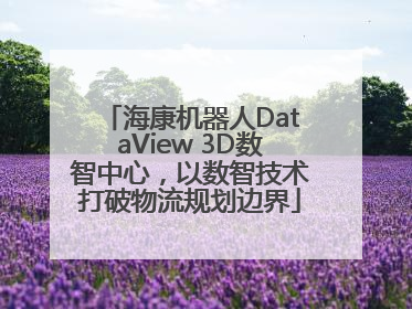 海康机器人DataView 3D数智中心，以数智技术打破物流规划边界