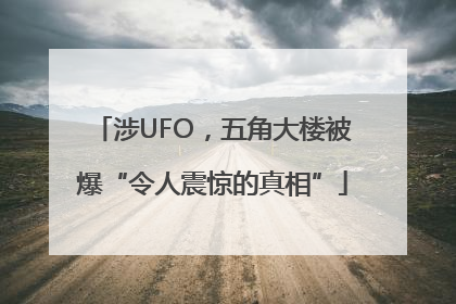 涉UFO，五角大楼被爆“令人震惊的真相”