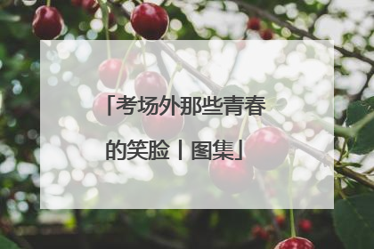 考场外那些青春的笑脸丨图集