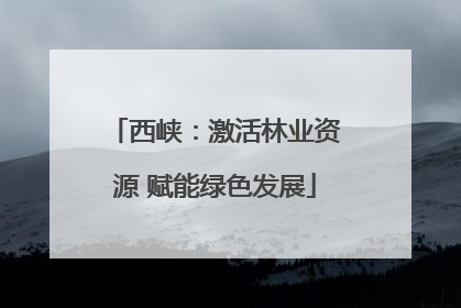 西峡：激活林业资源 赋能绿色发展
