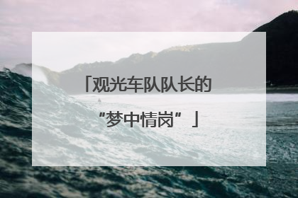 观光车队队长的“梦中情岗”