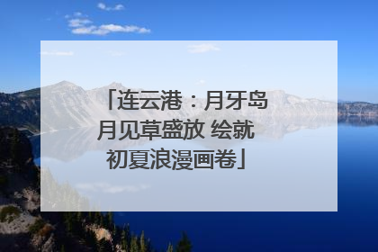 连云港：月牙岛月见草盛放 绘就初夏浪漫画卷