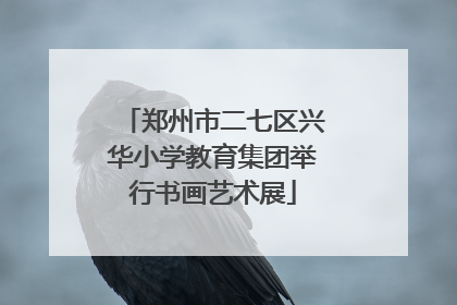 郑州市二七区兴华小学教育集团举行书画艺术展