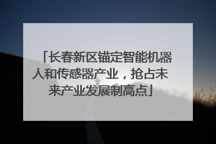 长春新区锚定智能机器人和传感器产业，抢占未来产业发展制高点