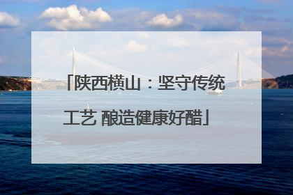 陕西横山：坚守传统工艺 酿造健康好醋