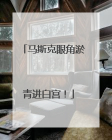 马斯克眼角淤青进白宫！