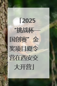 2025“挑战杯—国创赛”金奖项目夏令营在西安交大开营