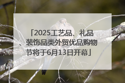 2025工艺品、礼品、装饰品类外贸优品购物节将于6月13日开幕