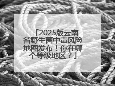 2025版云南省野生菌中毒风险地图发布！你在哪个等级地区？