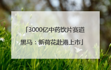 3000亿中药饮片赛道黑马：新荷花赴港上市