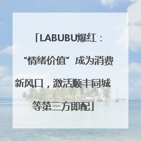 LABUBU爆红：“情绪价值”成为消费新风口，激活顺丰同城等第三方即配